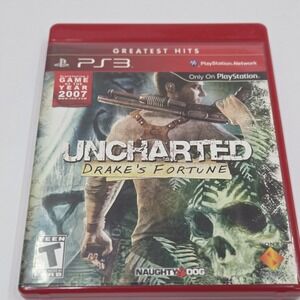 Uncharted Drakes Fortune Sony PS3 PlayStation 3 Greatest Hits Not For Resale...